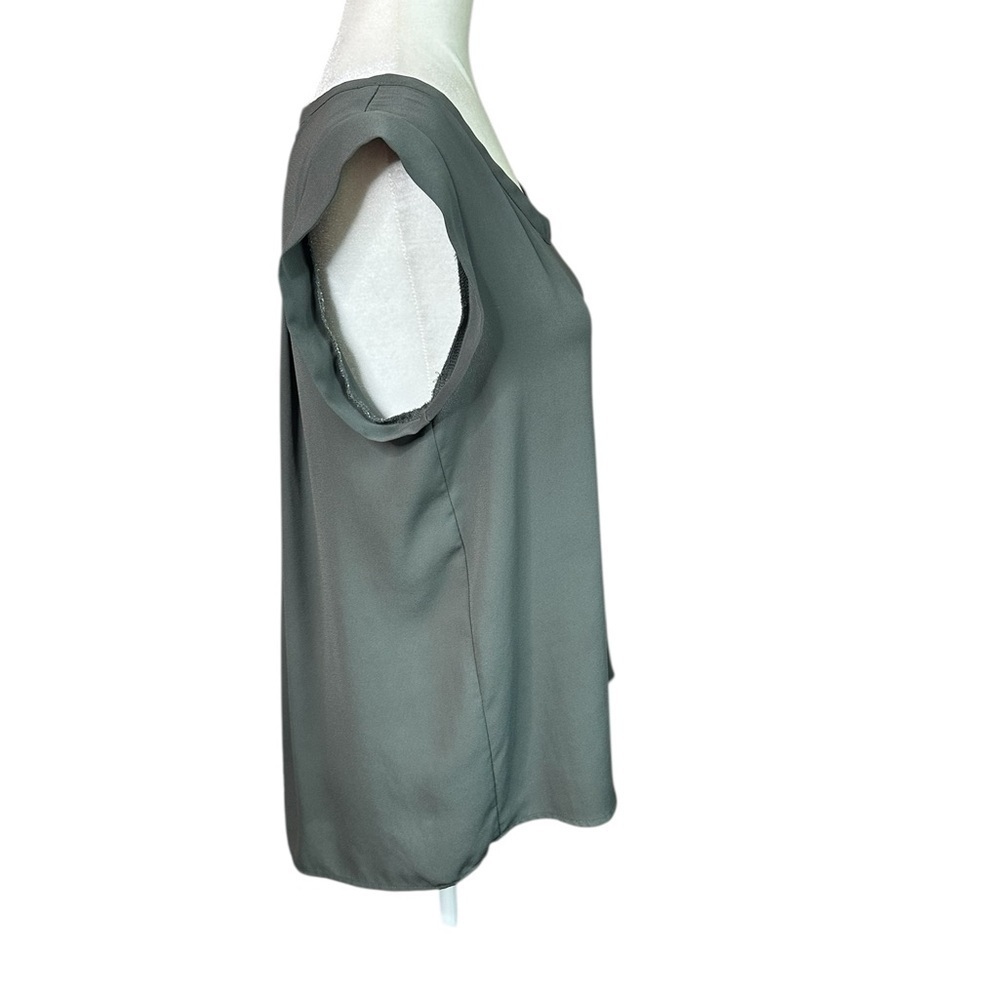 Pleione Olive Green Boxy Relaxed Fit Size M - Picture 5 of 6